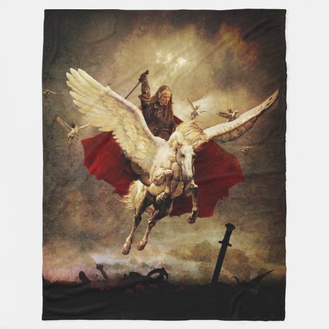 ANGEL of DEATH Fleece Blanket (Front)