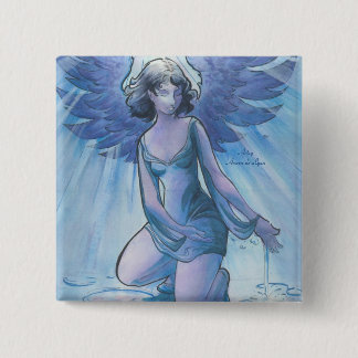 Angel of Grace 15 Cm Square Badge