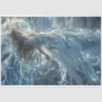 Angel of Grace Ascending to Heaven Decoupage