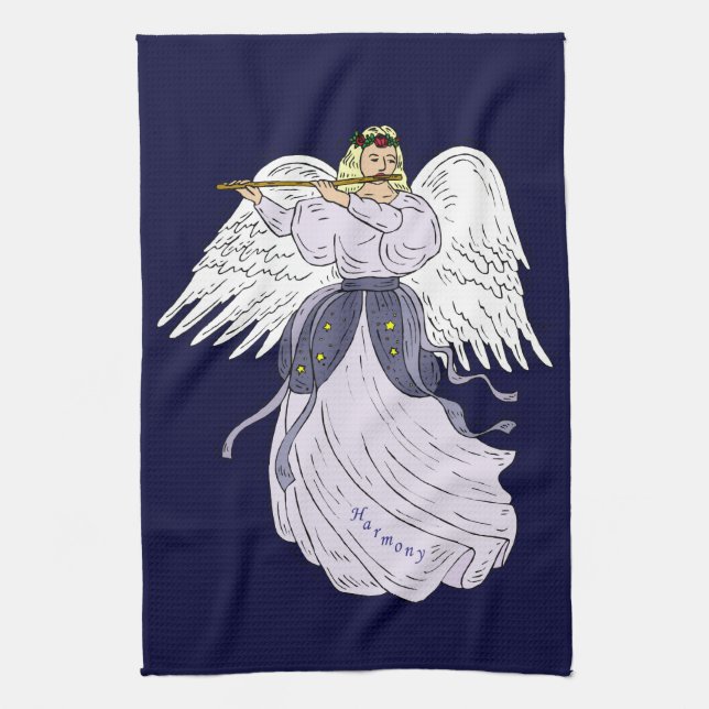 Angel Of Harmony Kitchen Towel (Vertical)