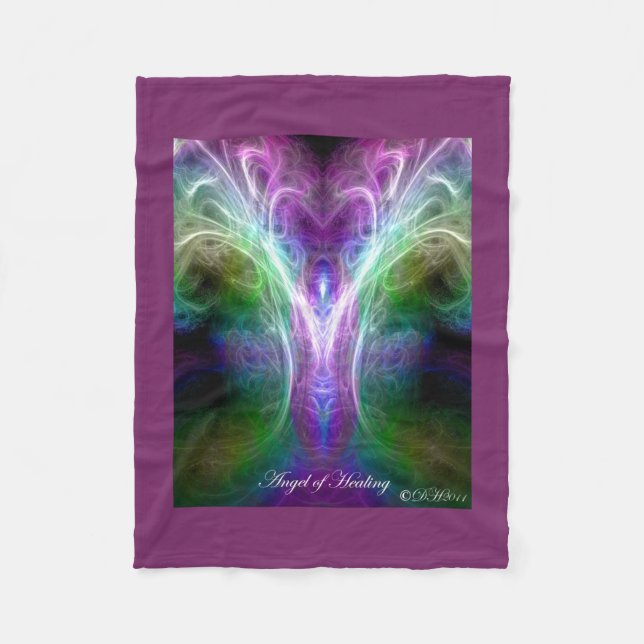 Angel of Healing Fleece Blanket (Front)