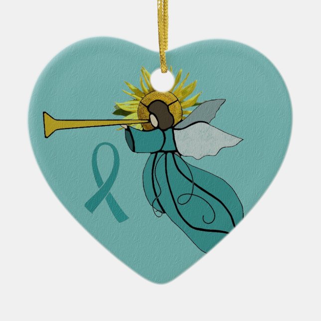 Angel of Hope Christmas Ornament (Front)