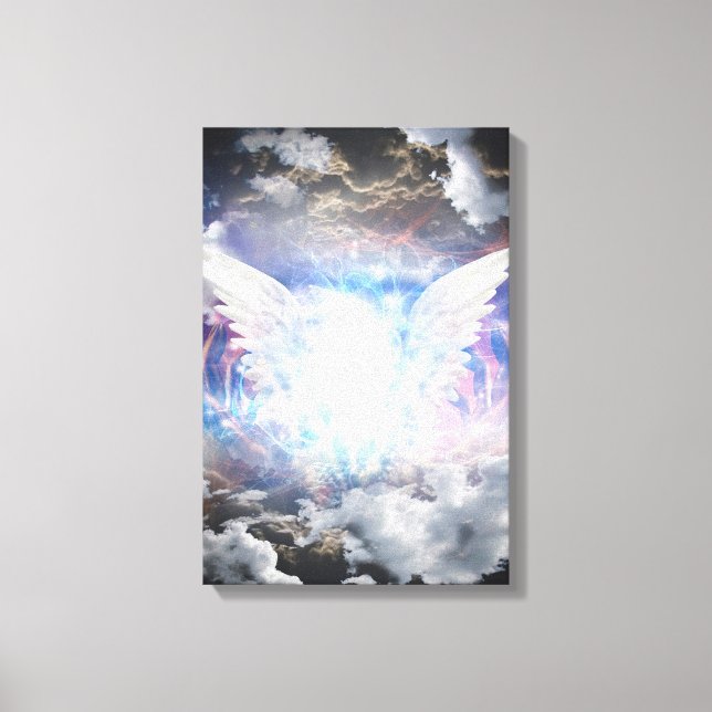 Angel of light canvas print (Front)