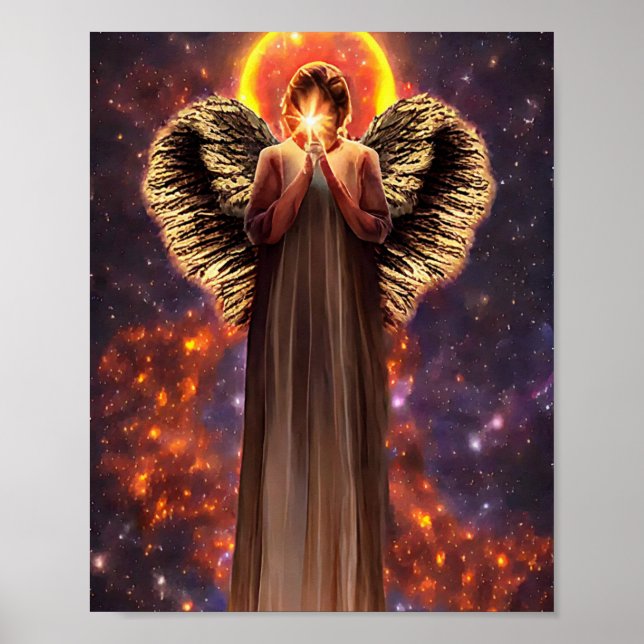 Angel Of Love And light Original Art Poster (Front)