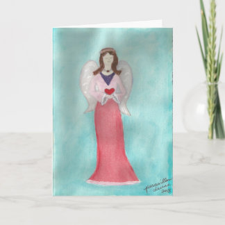 angel of love... by peacewillow holiday card