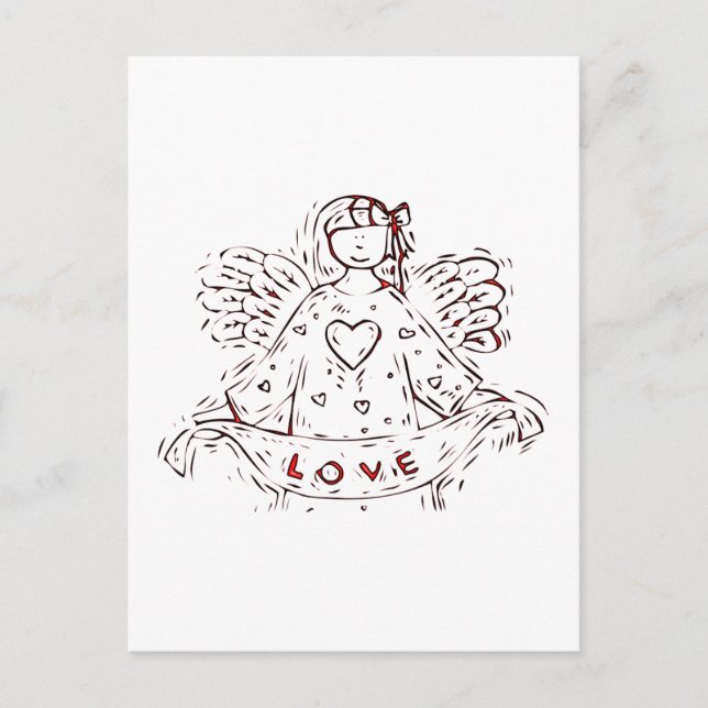 Angel of Love Postcard (Front)
