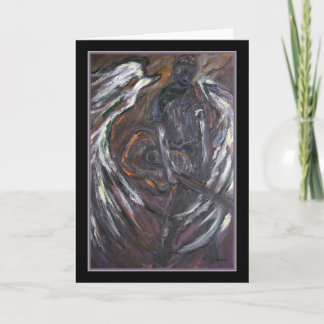 Angel of Music - Original Art Greeting Card