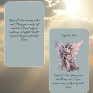 Angel of Peace Prayer Card