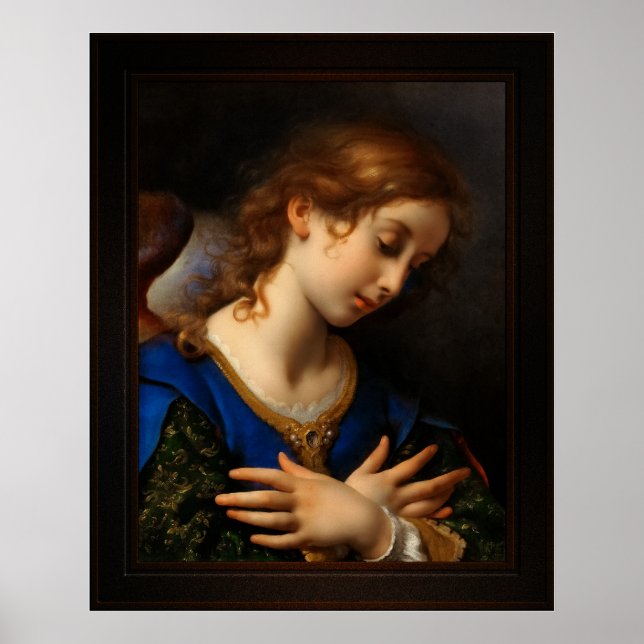Angel of the Annunciation by Carlo Dolci Poster (Front)
