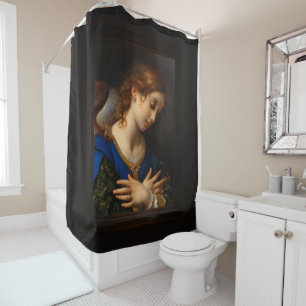 Angel of the Annunciation by Carlo Dolci Shower Curtain