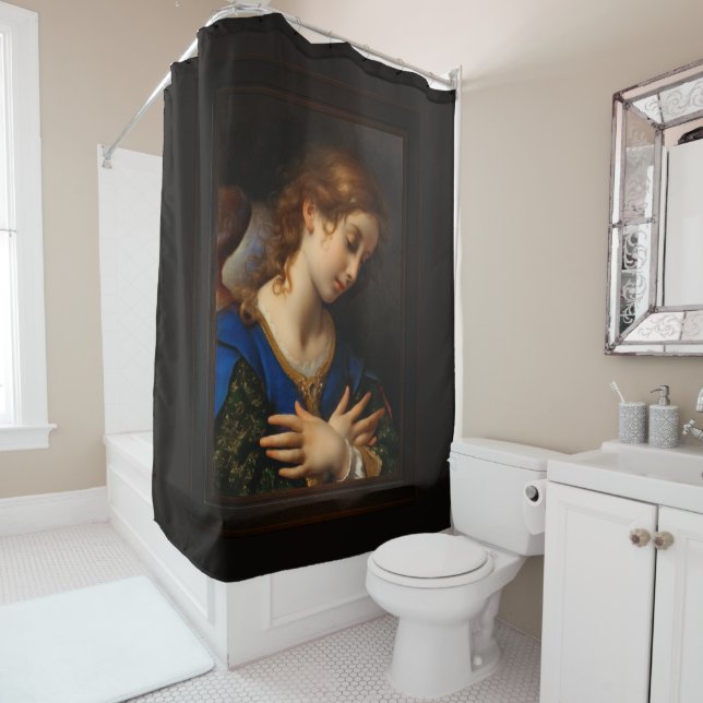 Angel of the Annunciation by Carlo Dolci Shower Curtain (In Situ)