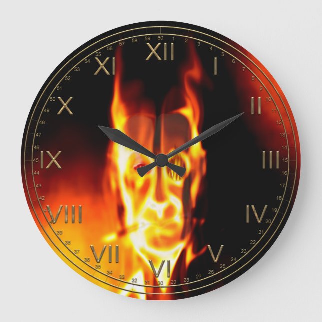 Angel of the bottomless pit large clock (Front)