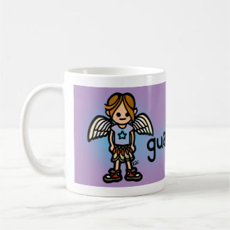 angel of the morning (cup of coffee). coffee mug