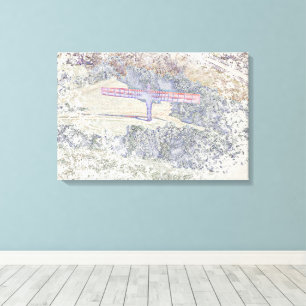 Angel of the North Artistic Impression Canvas Print