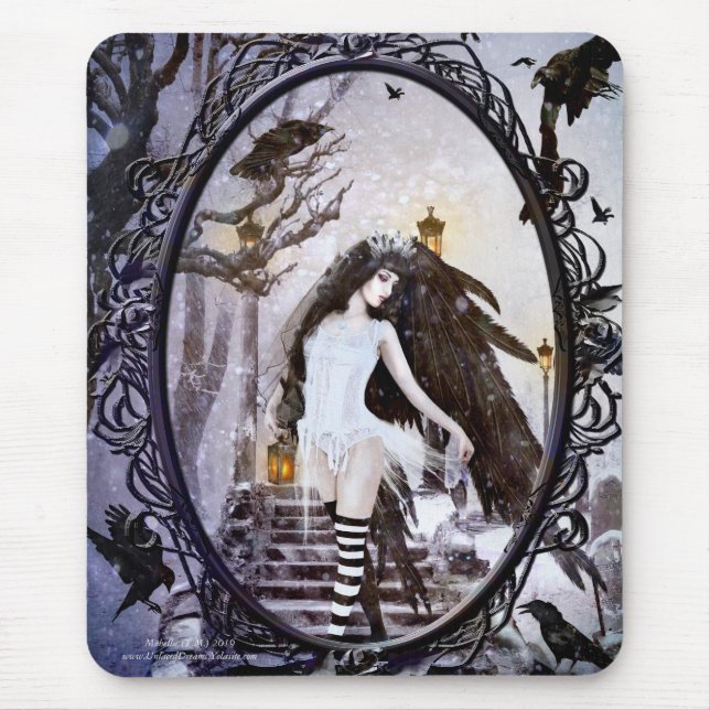 Angel of Winter Mouse Mat (Front)