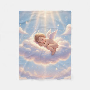 Angel on a cloud - Sweet dreams Fleece Blanket