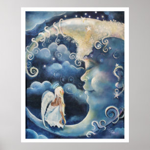 Angel on the Moon Poster