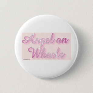 angel_on_wheels 6 cm round badge