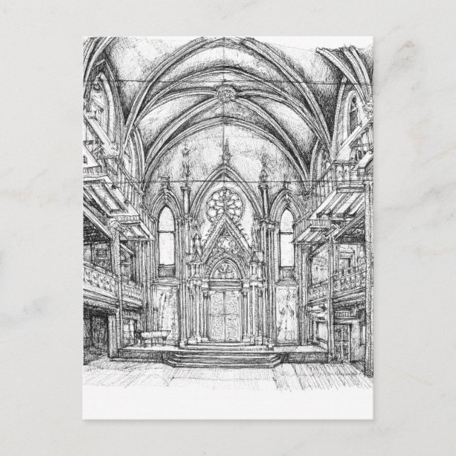 Angel Orensanz cards drawings (Front)