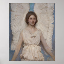 Angel painting by Abbott Handerson Thayer
