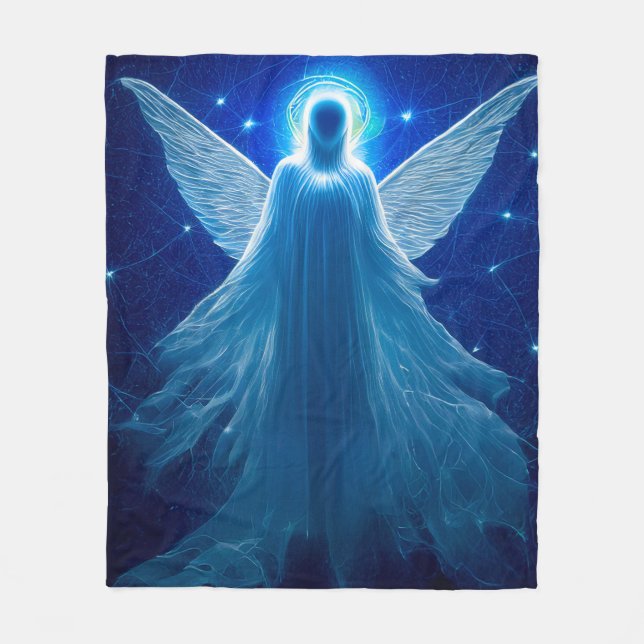 Angel panel 01 fleece blanket (Front)