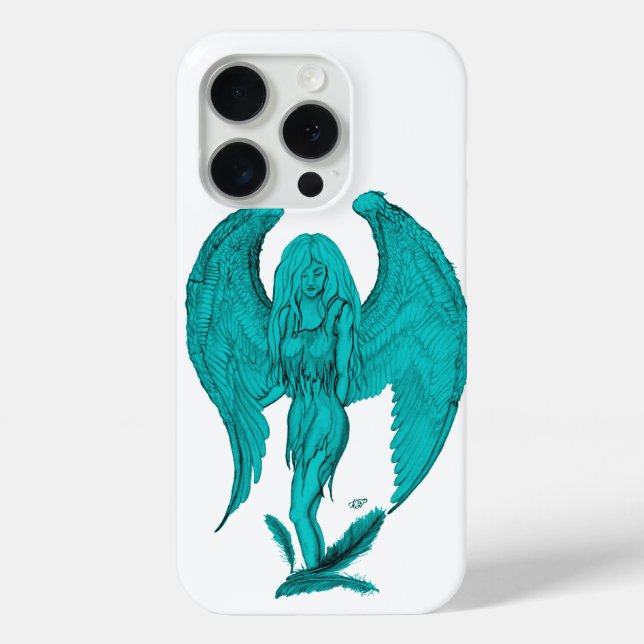 Angel , Pencil Drawing Case-Mate iPhone Case (Back)
