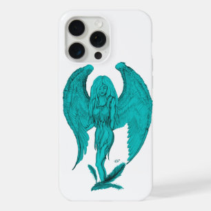 Angel , Pencil Drawing iPhone 15 Pro Max Case