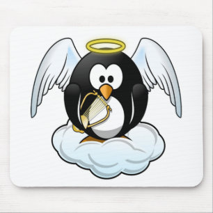 ANGEL PENGUIN MOUSE MAT