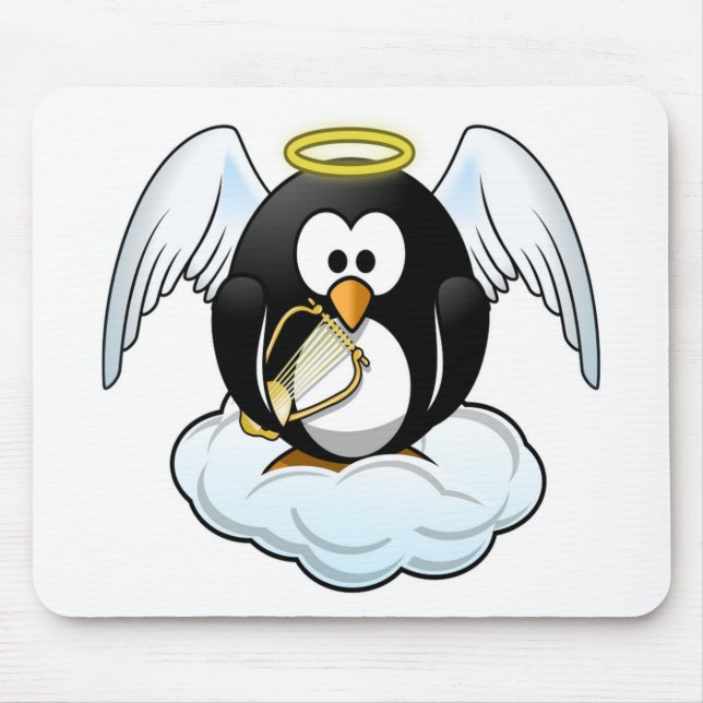 ANGEL PENGUIN MOUSE MAT (Front)
