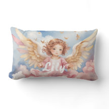Angel Personalised Pillow for kids or babies