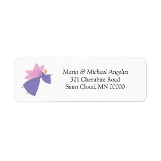 Angel Personalised Weddings Invitations Stickers