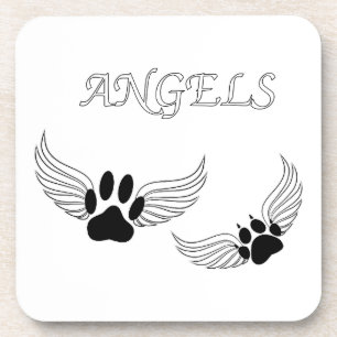 Angel Pet Paws Coaster
