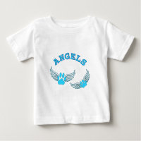 Angel Pet Paws In Blue