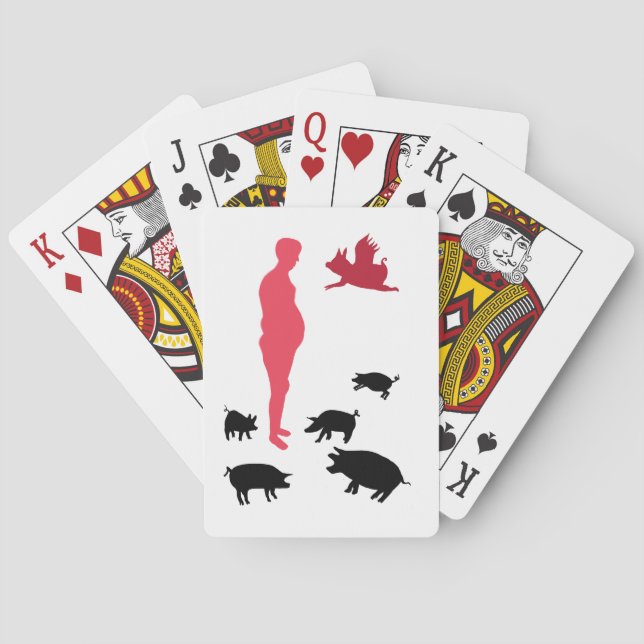 Angel Pgs Happy Meal Vegeterian Playing Cards (Back)