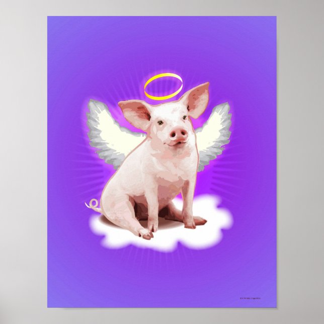 Angel Pig Poster (Front)