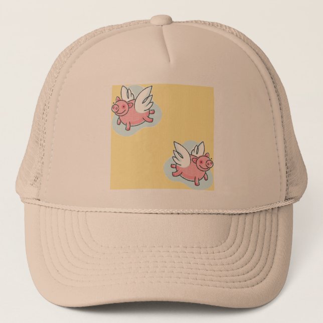 Angel Pigs for Chinese New Year 2019 Trucker Hat (Front)