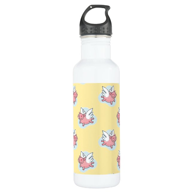 Angel Pigs for Chinese New Year 2019 water Bottle (Front)