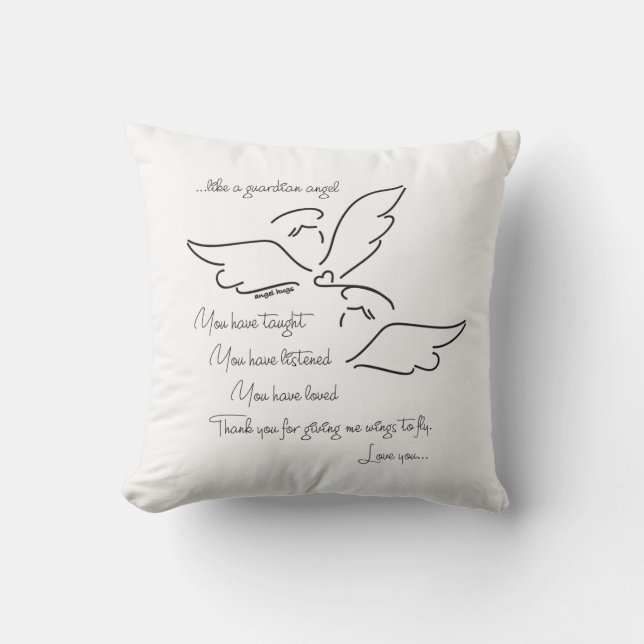 Angel pillow... Angel verse Cushion (Front)