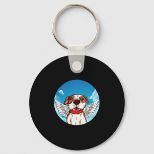 Angel Pitbull Stafford Bully Bulldog Key Ring