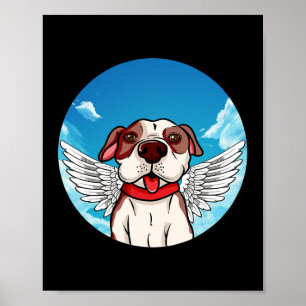 Angel Pitbull Stafford Bully Bulldog  Poster