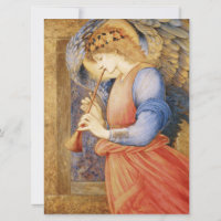Angel Playing a Flageolet (by Edward Burne-Jones)