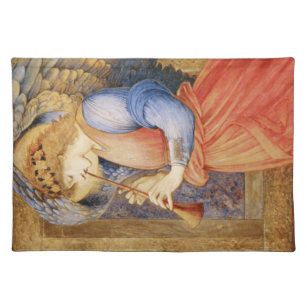Angel Playing a Flageolet (by Edward Burne-Jones) Placemat