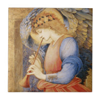Angel Playing a Flageolet (by Edward Burne-Jones)