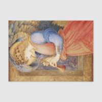 Angel Playing a Flageolet (by Edward Burne-Jones)