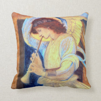 Angel Playing a Flageolet Cushion