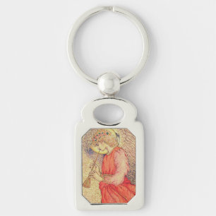 Angel Playing a Flageolet Key Ring