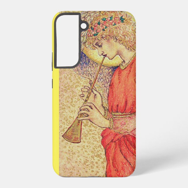 Angel Playing a Flageolet Samsung Galaxy S22+ Case (Back)