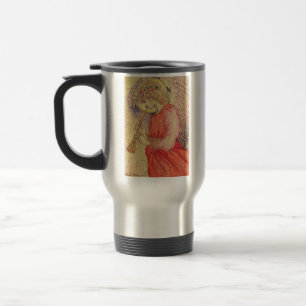 Angel Playing a Flageolet Travel Mug