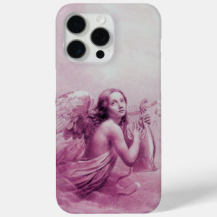 ANGEL PLAYING LYRA OVER THE CLOUDS pink iPhone 15 Pro Max Case