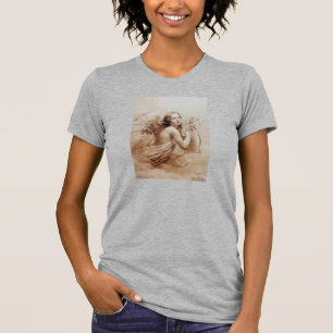 ANGEL PLAYING LYRA OVER THE CLOUDS T-Shirt